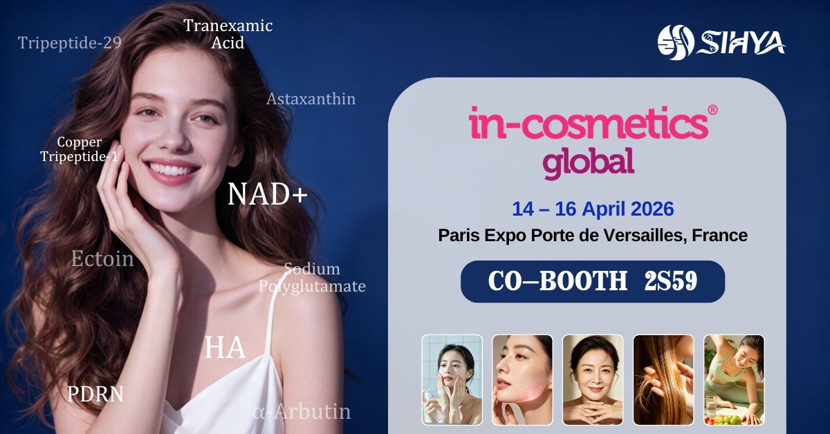 The Sihya Bio team will showcase a diverse range of synthetic bioactive peptides at in-cosmetics global 2026.jpg The Sihya Bio team will showcase a diverse range of synthetic bioactive peptides at in-cosmetics global 2026.jpg